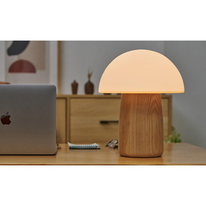 Nordic Mushroom <b>Table</b> Lamp E27 <b>LED</b> Desk Lamp For Bedroom <b>Bedside</b> Simple Design Modern Minimalist Style - Product Image 4