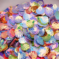 Nouvelles paillettes PVC multicolores 2025 de 13x14mm/18x20mm pour vêtements et nail art, motifs fleurs/feuilles