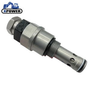 Ensemble de soupape de décharge pour excavatrice PC200-8, 723-40-93601, soupape de décharge de commande hydraulique - Product Image 1