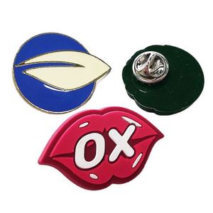 Decorative Safty Custom Logo Soft Silicone Ranks 3D Printed Rubber <b>Pins</b> - Product Image 2
