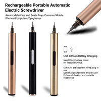 Mini destornillador eléctrico de litio de precisión inalámbrico Juego de reparación de reloj de computadora portátil Apple