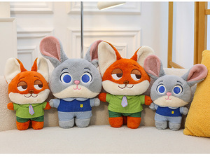 Juguetes de Peluche de Zootopia, Conejo y Zorro, Venta al por Mayor, Animales de Peluche Súper Suaves, Lindos Conejitos y Zorros de Peluche, Set de Regalo de Cumpleaños - Product Image 5