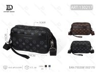 Borsa per fotocamera 3 in 1 da uomo Id, custodia per attrezzatura digitale in pelle sintetica in microfibra, stile classico, chiusura con cerniera da 7 pollici - Product Image 1