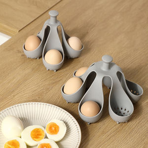 Modern Eco-Friendly Kitchen Accessories Silicone <b>Egg</b> Holder & Poacher Cooking Mold for <b>Egg</b> Boiling and <b>Storage</b> - Product Image 2