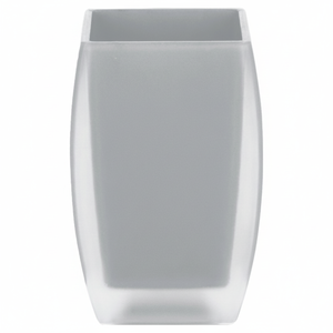 Portaspazzolino Spirella 'Freddo' in polistirolo grigio, 7 x 7 x 10,5 cm - Product Image 2