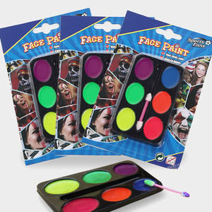 Yougou, aceite soluble en agua, maquillaje de Navidad para niños de Halloween, pintura facial fácil de limpiar para fanáticos - Product Image 4