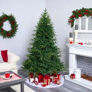 Nouvel arbre de Noël <span class=keywords><strong>artificiel</strong></span> pré-éclairé respectueux de l'environnement, arbre de Noël en <span class=keywords><strong>sapin</strong></span>, y compris des supports qui peuvent être fixés - Product Image 4