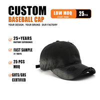 Gorra de Béisbol Unisex para Exteriores con Protección Solar, Visera Curva, Correa Ajustable, Logotipo Personalizado, Estilo Desgastado y Agujeros