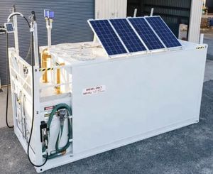 Stazione <span class=keywords><strong>di</strong></span> Rifornimento Carburante Compatta su Skid, Alimentata a Energia Solare, con Serbatoio Verticale per Stoccaggio Petrolio - Product Image 5