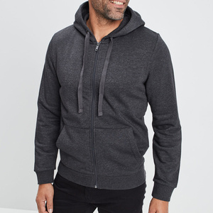 Ensemble sweat-shirt zippé en polaire pour homme, collection printemps, avec bas assorti, tenue décontractée coordonnée, séchage rapide, respirant, commandes en gros - Product Image 2