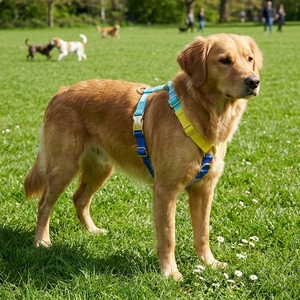 Imbracatura per Cani Personalizzata a Colori, Imbracatura a <span class=keywords><strong>H</strong></span> Senza Trazione, Resistente, in Nylon, Prodotta su Misura per Cani Piccoli e Grandi - Product Image 3