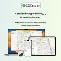 Mini traceur GPS étanche IP65 en plastique et métal, anti-perte, porte-clés intelligent pour enfants et animaux de compagnie, avec localisateur et autonomie de 365 jours