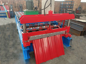 Hoch effiziente ein schicht ige Trapezdach walzen form maschine <span class=keywords><strong>840</strong></span> Fliesen form maschine Metalldach blech form maschine - Product Image 3