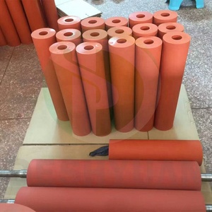 Con Lăn Cao Su In Ống Đồng Bằng PU Polyurethane Bằng Silicon EPDM Tự Nhiên Nitrile SBR NBR Con Lăn Thép - Product Image 5