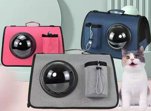 Borsa Trasportino per Animali Domestici a Capsula, Traspirante e Pieghevole, Borsa a Tracolla Grande, Borsa a Mano in Rete Traspirante - Product Image 3