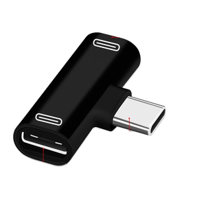 Vente d'usine Type C <span class=keywords><strong>Adaptateur</strong></span> pour écouteurs 2-en-1 Audio Aux Splitter pour Samsung pour <span class=keywords><strong>Huawei</strong></span> 3.5mm Audio Jack Chargeur Type C Splitter - Product Image 1