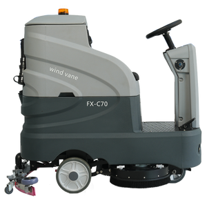 Autolaveuse autoportée industrielle compacte avec brosse de nettoyage et fonction d'aspiration - Product Image 3