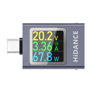 HDC-085C USB Type-C Tester LED Display Voltmeter Ammeter DC Current Voltage Meter Power Bank Charging Tester DC 4.5-50V 0-12A