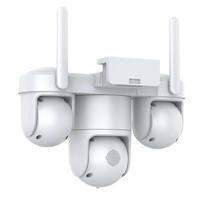 Cámara de Seguridad Inteligente con IA, Detección de Personas/Mascotas/Vehículos, 360° °   Alarma de Sirena Personalizable con Vista Desbloqueada