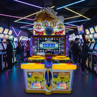 Équipement d'arcade de divertissement Wenxun, machine de jeu en ligne pour huit joueurs, console Dragon Press-Out Wukong à 12 portes