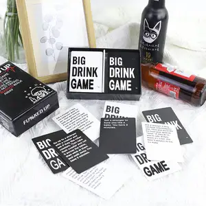 Nicro permainan kartu minum dewasa kualitas tinggi Logo khusus gabungan pesta lajang perlengkapan permainan minum kartu permainan
