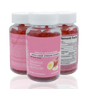 Gomitas de Vinagre de Sidra de Manzana con Folato y Vitamina B12, Suplemento para Aumentar la Energía y Apoyar la Digestión, Sin OMG, Sabor Natural a Manzana, Venta al por Mayor - Product Image 5