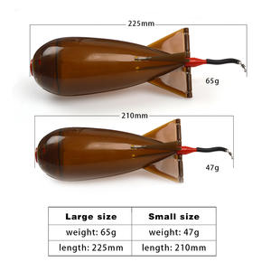 Fusées de pêche Spod bombe longue coulée moyenne <span class=keywords><strong>Spomb</strong></span> bombe de pêche appât <span class=keywords><strong>carpe</strong></span> mangeoire de pêche attirail appât bombe - Product Image 2