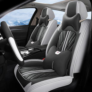 Juego Completo de Fundas Universales de Cuero PVC para Asientos de Coche con Cubierta de Cojín para Accesorios Interiores de Automóvil - Product Image 2