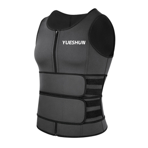 Canotta Modellante in Neoprene con Cerniera <span class=keywords><strong>per</strong></span> Uomo, Effetto <span class=keywords><strong>Sauna</strong></span>, Fascia Dimagrante <span class=keywords><strong>per</strong></span> la Vita - Product Image 3
