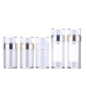 Derun Zhanhong Airless <b>Pump</b> <b>Bottles</b> 30ml 50ml Cosmetic Packaging Cylinder Shape With <b>Pump</b> Head For Lotion Serum Emulsion - Product Image 4