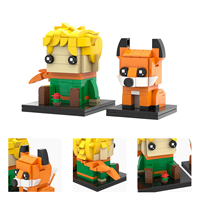 MOOXI Bricks MOC7677 275 pièces Le Petit Prince Jouets DIY Cadeau Faible MOQ Anime Ensembles de blocs de construction éducatifs Jouets pour enfants