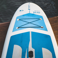 Offre Spéciale unisexe en gros SUP Standup Paddle Board PU mousse solide Durable en plastique Portable planches de surf pas cher Durable debout