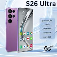 Smartphone 5G S26 Ultra Original 2025 – Écran HD 7,3 Pouces, Double SIM, 16 Go + 1 To, Android 15 de Haute Qualité, Charge Rapide 100W – Version Espagnole