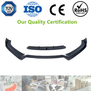 Lèvre de pare-chocs avant en fibre de carbone de style KB pour <span class=keywords><strong>Audi</strong></span> TT Sline MK3 2016 2017 2018 - Product Image 2