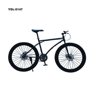 तय गियर बाइक पीछे ब्रेक बाइक 26 Inch पुरुष और महिला छात्रों DIY रंग रेट्रो सड़क बाइक ठोस टायर साइकिल - Product Image 3