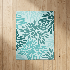 Alfombra de Cocina de Cuero con Diseño Floral Premium, Impermeable, Antideslizante, Duradera y Elegante para Decoración del Hogar - Product Image 4