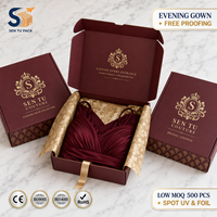 Boîte à vêtements personnalisée, boîte rigide, boîte d'expédition en carton ondulé, emballage couleur, vente en gros, fournisseur OEM ODM