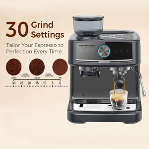 Commercial Dual Thermoblock <b>Espresso</b> Machine 58mm Integrated 15Bar Pump Coffee High-Pressure System Produces Rich With 15 - Product Image 1