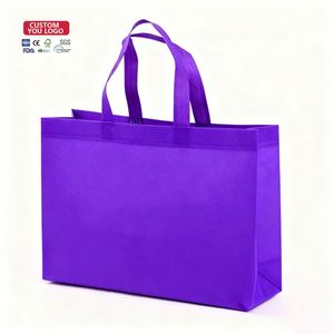 Waterproof pp Laminated Non Woven Handled Shopping <b>Bag</b> for Travel and Promotions - Product Image 1