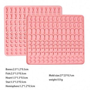 Molde de Silicona Reutilizable para Galletas, Molde para Hacer Chocolate, Mini Molde para Dulces - Product Image 2