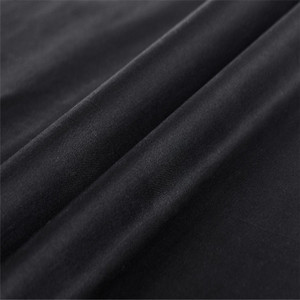 Tessuto di seta Jersey di colore nero di seta lavorato a maglia di vendita caldo di buona qualità 29 m/m 135cm per abiti da donna - Product Image 2
