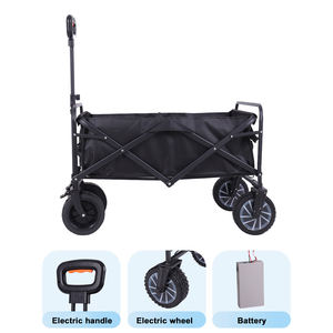 Carrito de Jardín Plegable y Ajustable Eléctrico Personalizado de 100W con Ruedas Gruesas, Portátil, para Exteriores, Playa, Picnic y Camping - Product Image 2