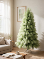 Nouveau lancement 2026 : Arbre de Noël de luxe en soie artificielle sur mesure avec mini-lumières LED multicolores, étanche et écologique