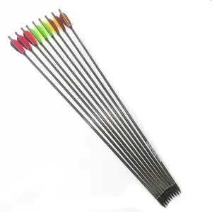 0.245" +/- 0.006 Mounted Archery Carbon Arrows Quick Shooting Pure Carbon Archery Arrows With Y Quick Arrow Nocks