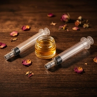 Vente en gros usine : Seringue préremplie en verre borosilicate de 10 ml avec embout Luer Lock et mesures imprimées pour l'emballage d'huiles essentielles et de liquides
