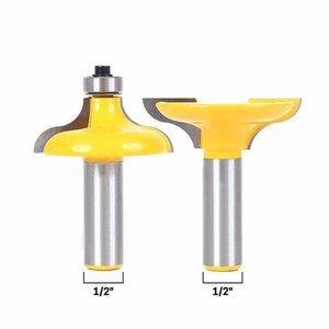 1/2'' 8mm Schaft 2 Stück Holzbearbeitungs-Fräser Gravur-Holzfräser Türrahmen Küchentür Schranktür Messer - Product Image 4