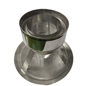 Chapeau de cheminée <span class=keywords><strong>à</strong></span> double paroi de 6 pouces en <span class=keywords><strong>noir</strong></span>, couverture en maille d'acier inoxydable anti-oiseaux - Product Image 3