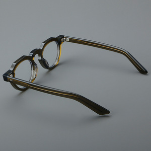 <span class=keywords><strong>2026</strong></span>新しい韓国スタイルの女性用光学フレーム古典的な丸い小さな眼鏡男性用高級デザイナー近視メガネカスタマイズされたロゴ - Product Image 3