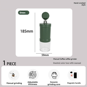 เครื่องบดกาแฟแบบ<span class=keywords><strong>มือ</strong></span>หมุน เครื่องชงกาแฟแบบ<span class=keywords><strong>มือ</strong></span>หมุน สไตล์สดใหม่ เครื่องบดเมล็ด<span class=keywords><strong>กาแฟ</strong></span>แบบพกพาสำหรับบ้าน แคมป์ปิ้ง และการเดินทาง - Product Image 4
