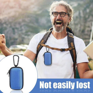 Großhandel Hartschalen-EVA-Etui für <span class=keywords><strong>Asthma</strong></span>-Inhalatoren, Maßgefertigtes Schutz-Reiseetui für Hörgeräte, Tragbarer Reißverschluss-Halter für Ohrhörer - Product Image 6